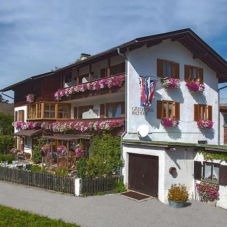 Hotel Gaestehaus Richter Oberammergau Exterior foto