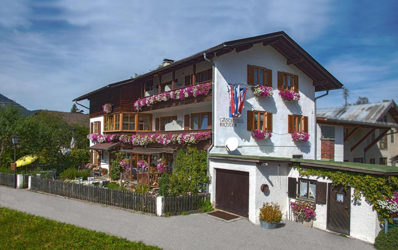 Hotel Gaestehaus Richter Oberammergau Exterior foto